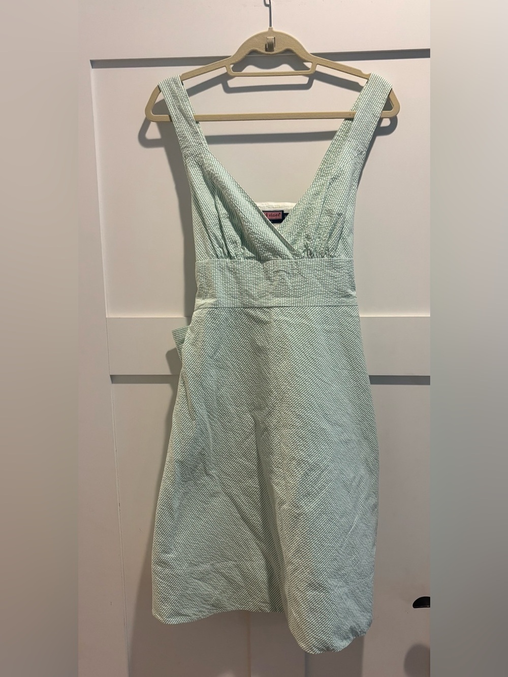Vineyard Vines Seersucker Bow Dress Size 10